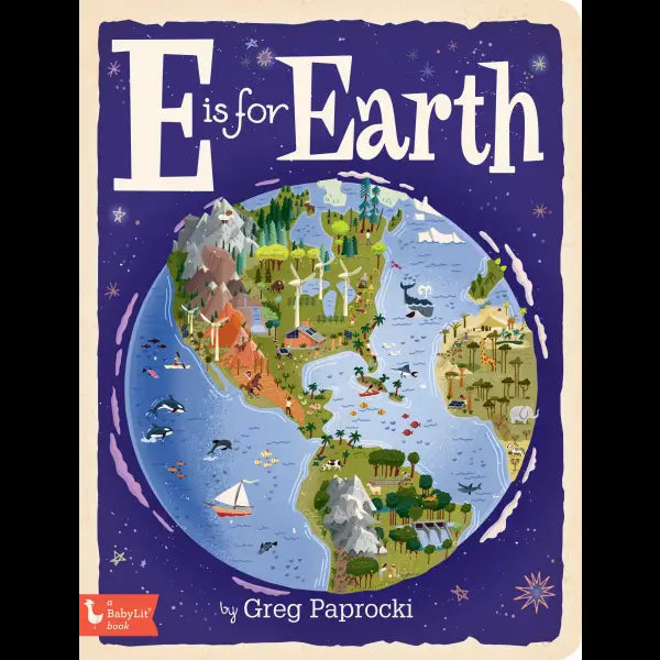 E is for Earth Board Book