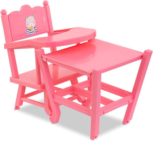 Corolle Baby Doll 2-in-1 Highchair / Pink