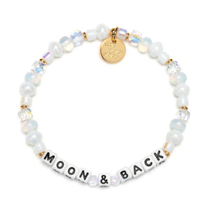 Little Words Project Moon & Back Bracelet / White