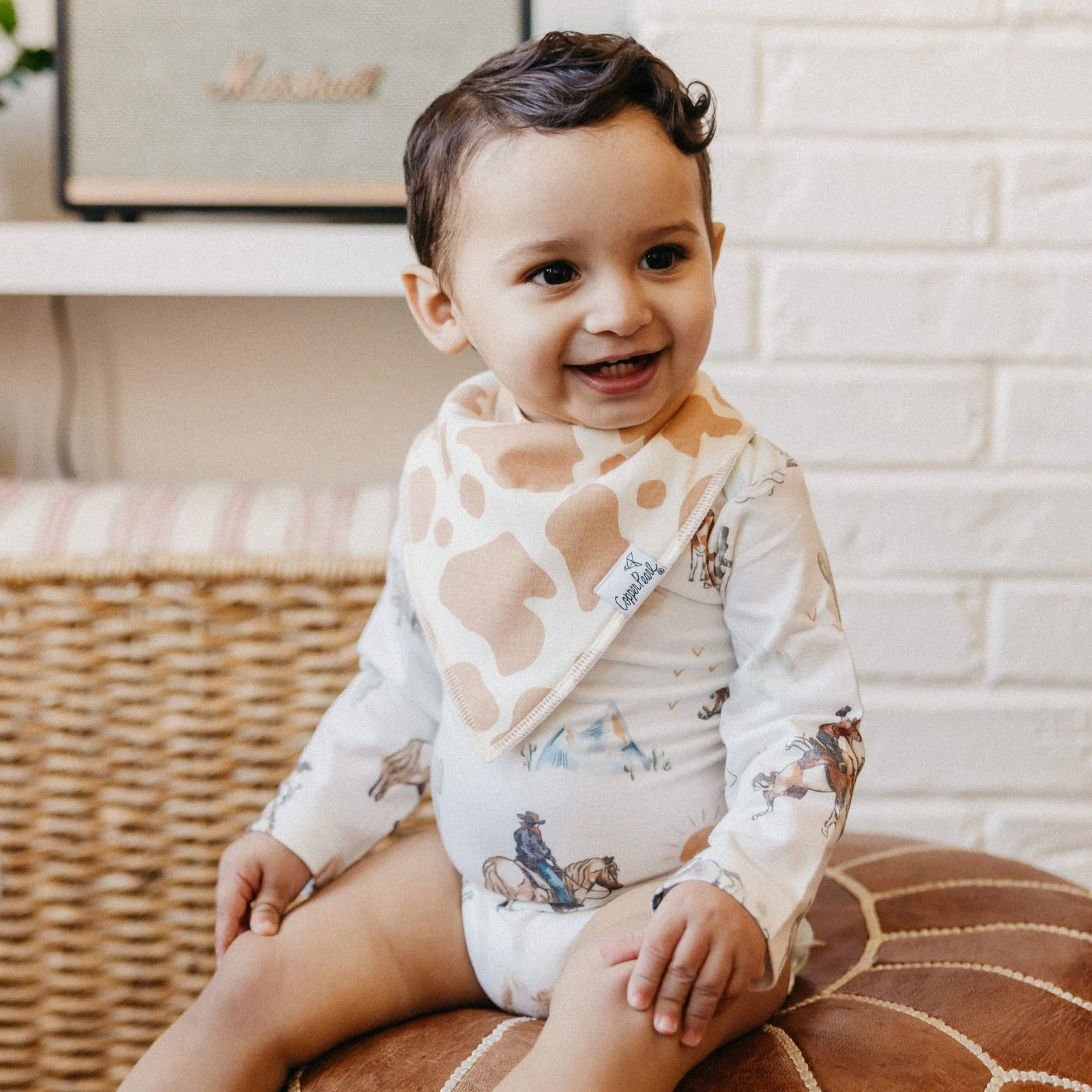 Copper Pearl Bandana Bibs / Cheyenne