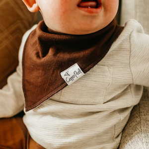 Copper Pearl Bandana Bibs / Blaze