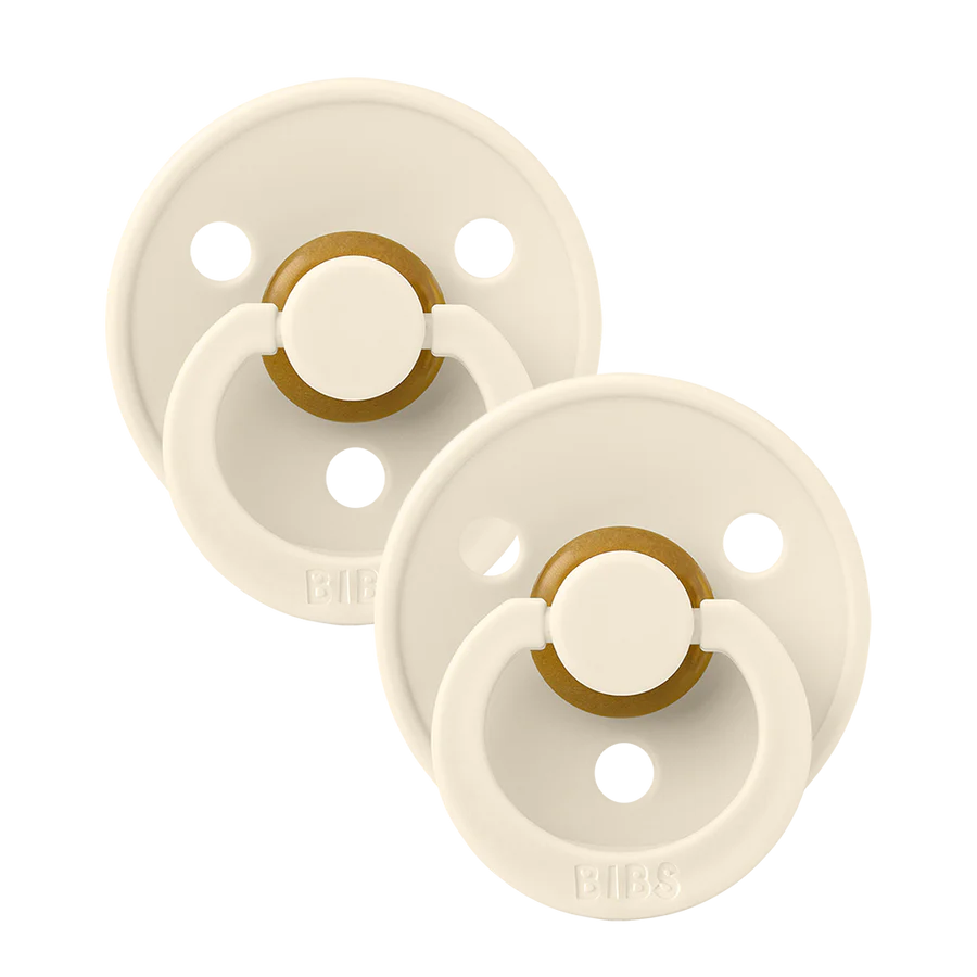 BIBS Round Pacifier 2-Pack / Size 2 (6-18 Months)