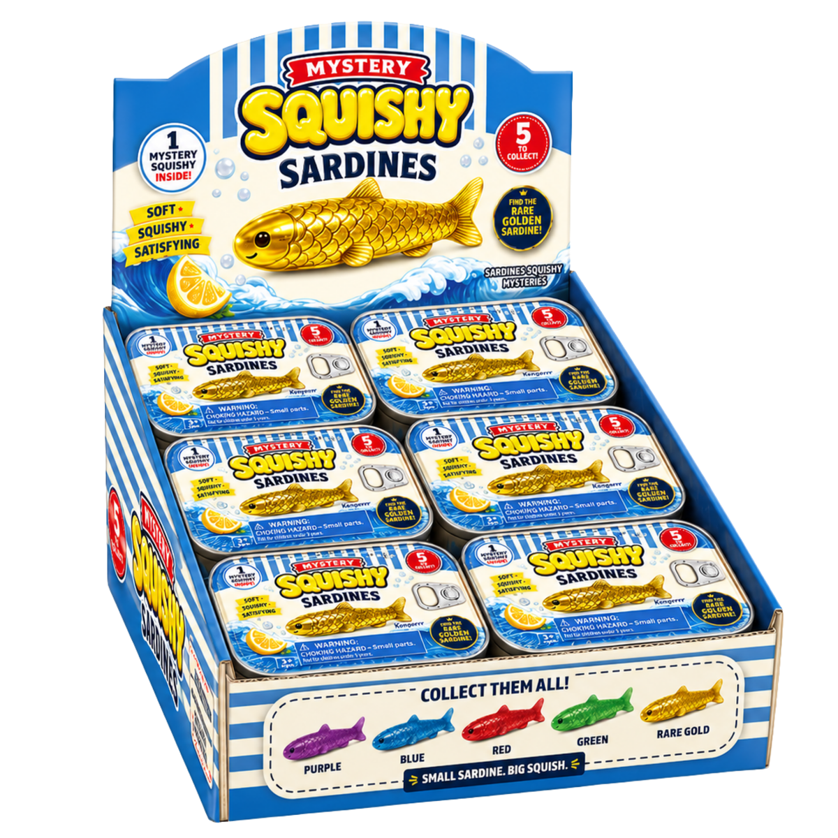Mystery Squishy Sardines