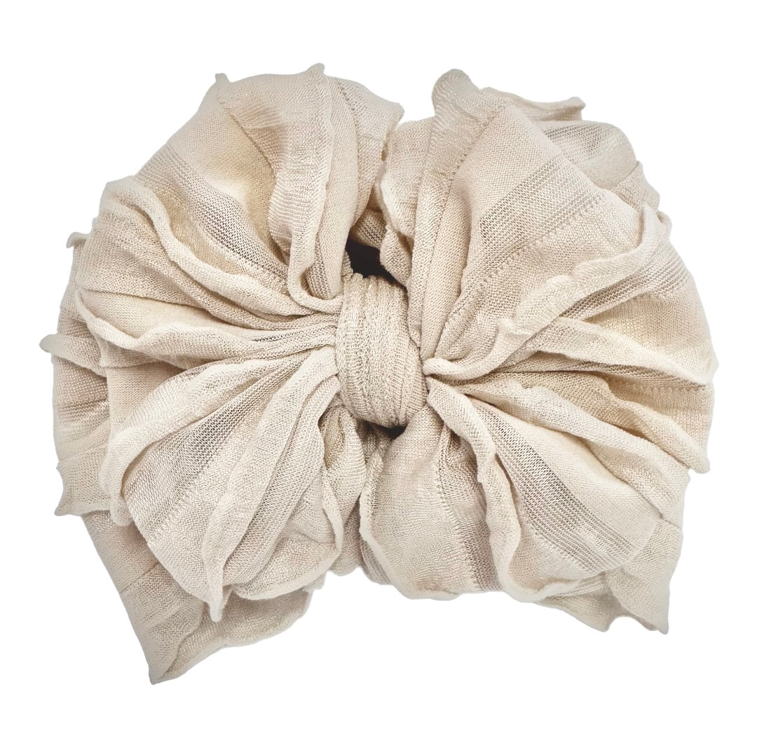 Ruffle Headband - Sandy