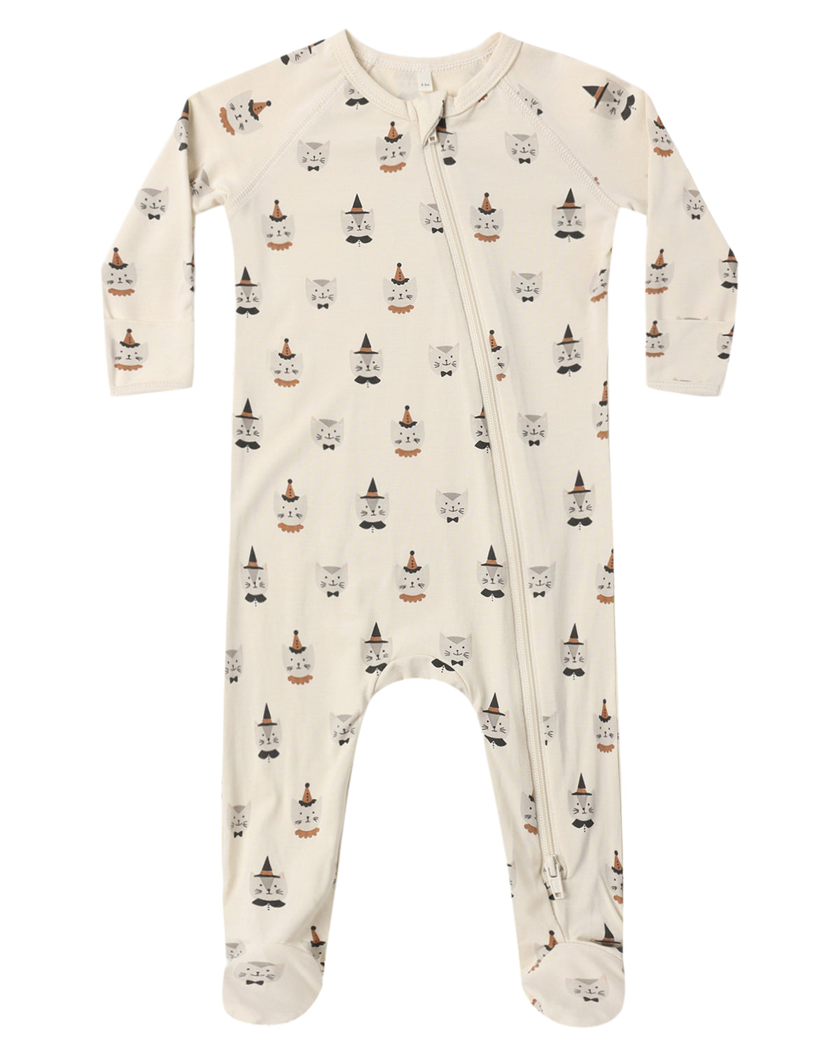 Quincy Mae Bamboo Zip Footie / Costume Kittens