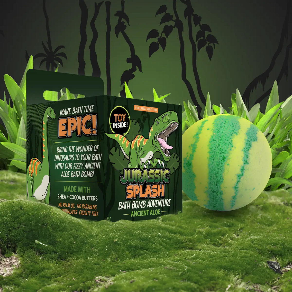 Jurassic Dinosaur Bath Bomb Adventure