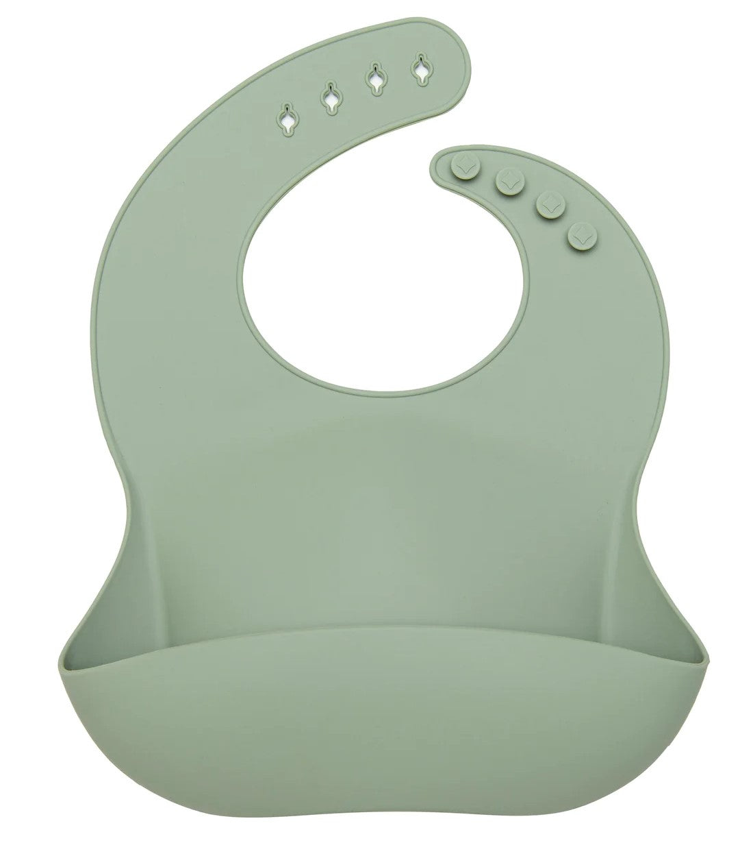 Loulou Lollipop Silicone Bib / Solid Color