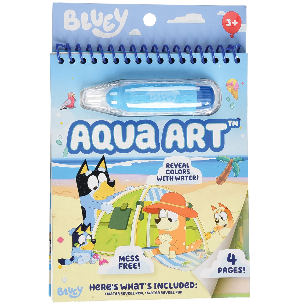 Bluey Aqua Art