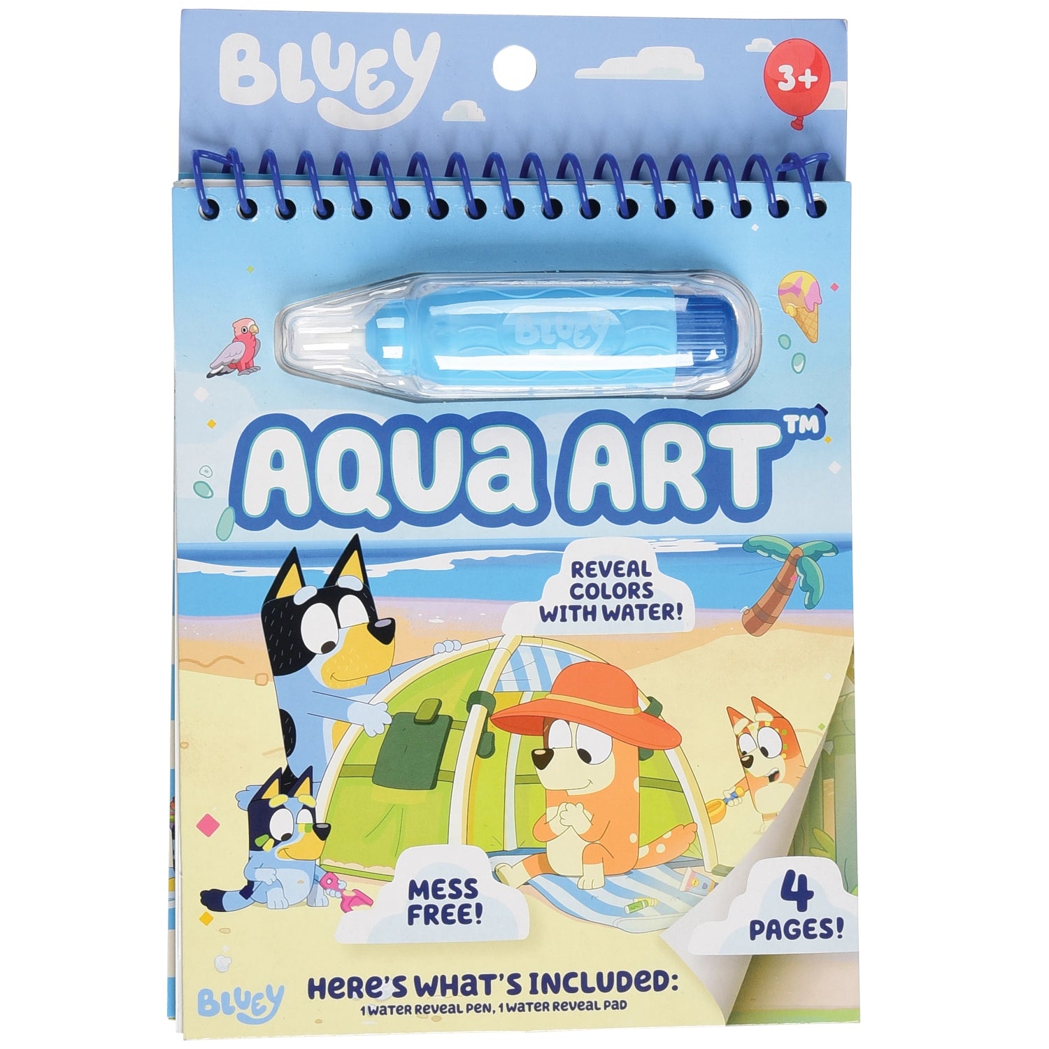 Bluey Aqua Art
