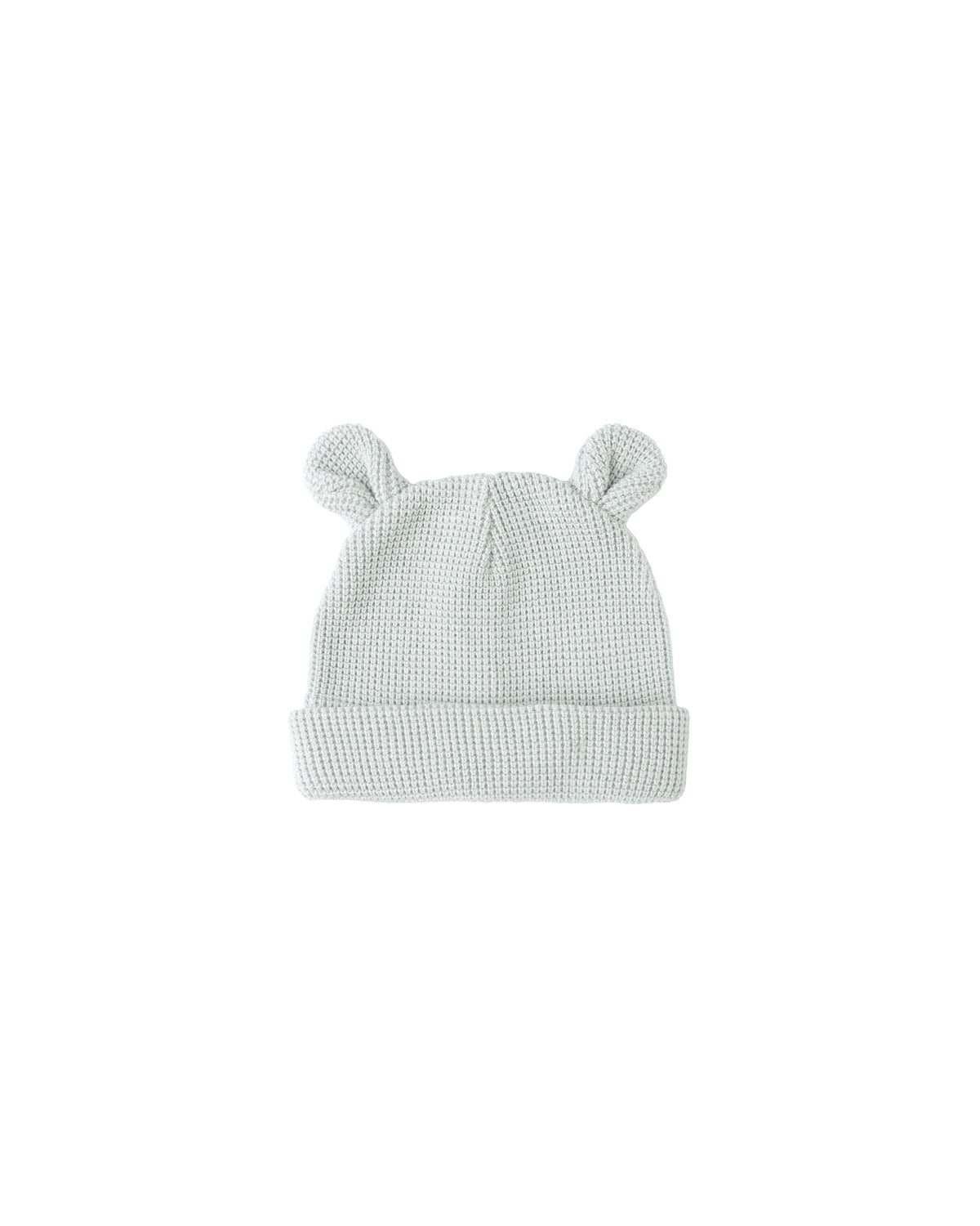 Quincy Mae Baby Bear Beanie / Ice Blue