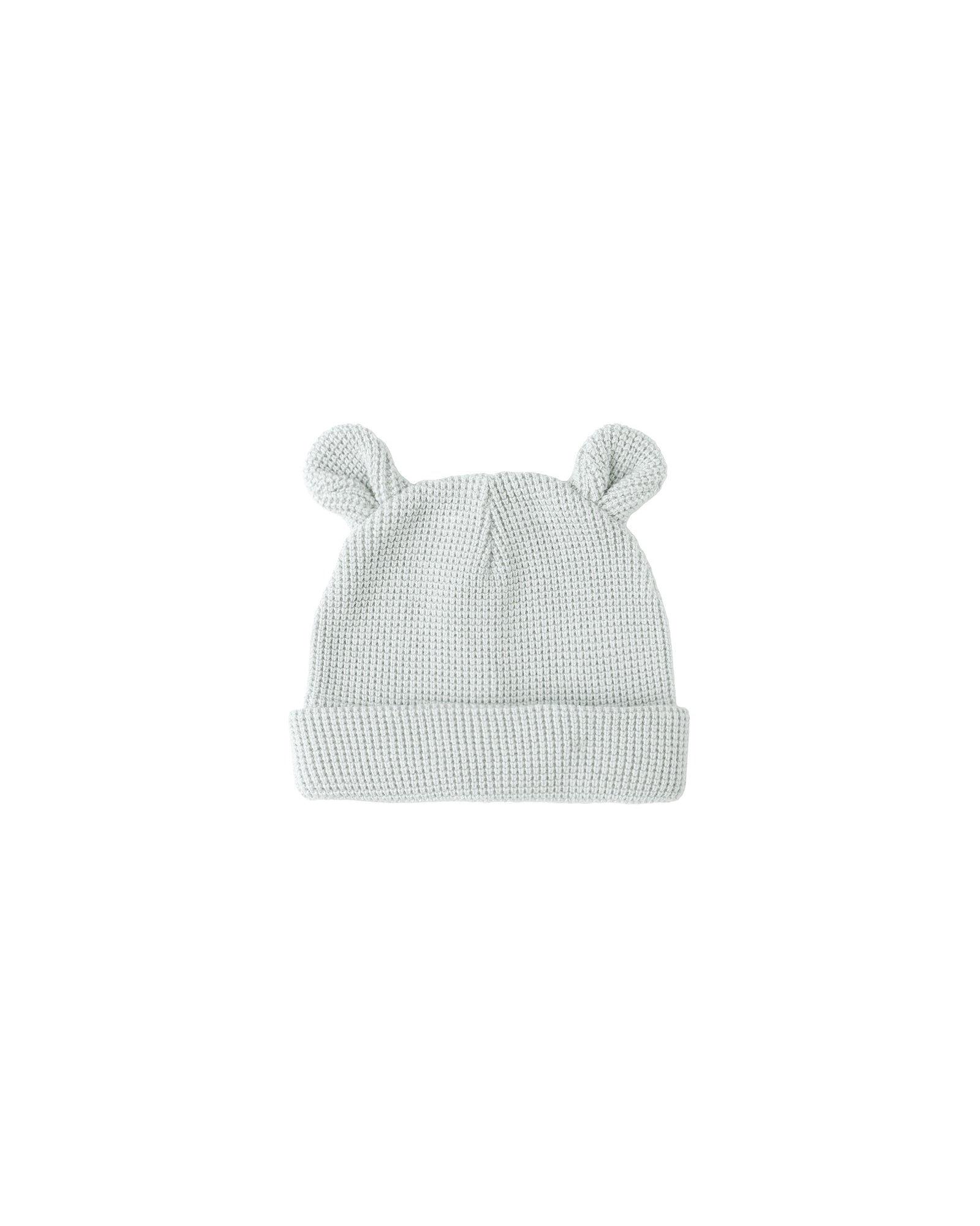 Quincy Mae Baby Bear Beanie / Ice Blue