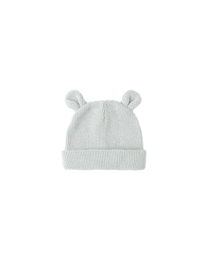 Quincy Mae Baby Bear Beanie / Ice Blue