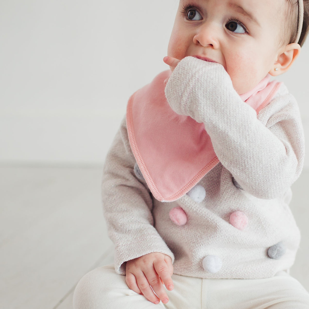 Copper Pearl Bandana Bibs / Sweetheart