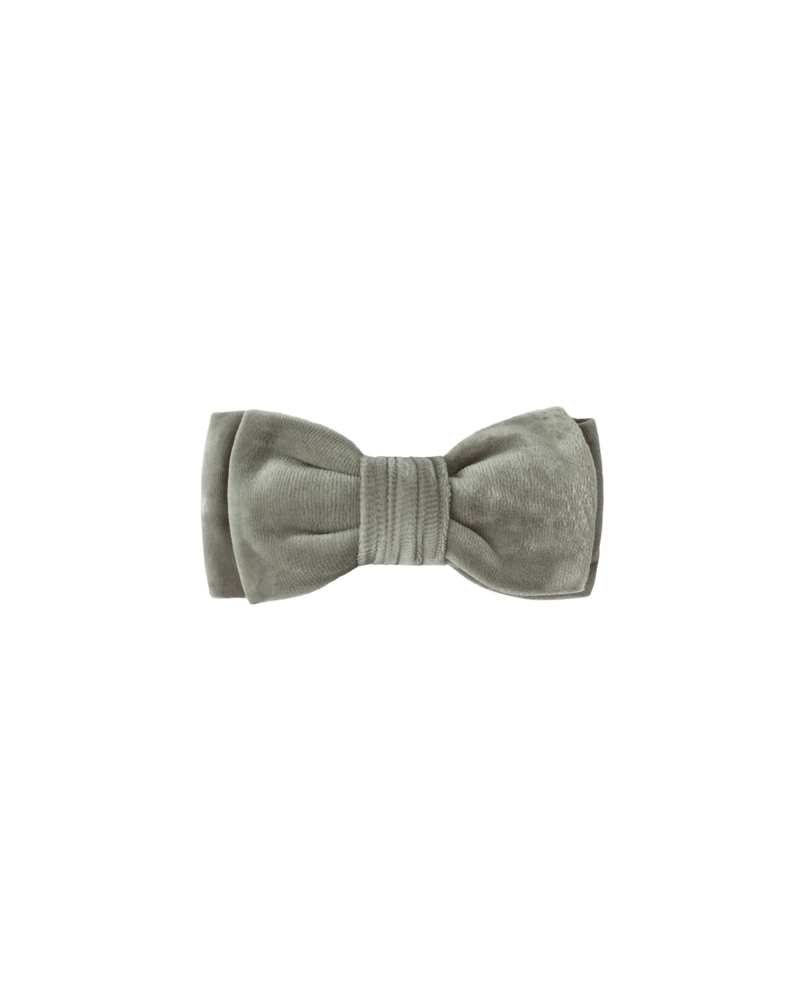 Quincy Mae Velour Bow Headband / Forest