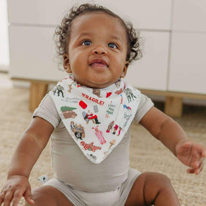 Copper Pearl Bandana Bib 4-Pack / Christmas Classics