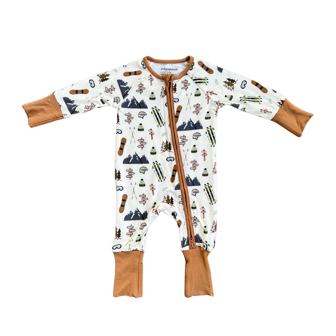 Babysprouts Footless Romper / Winter Ski