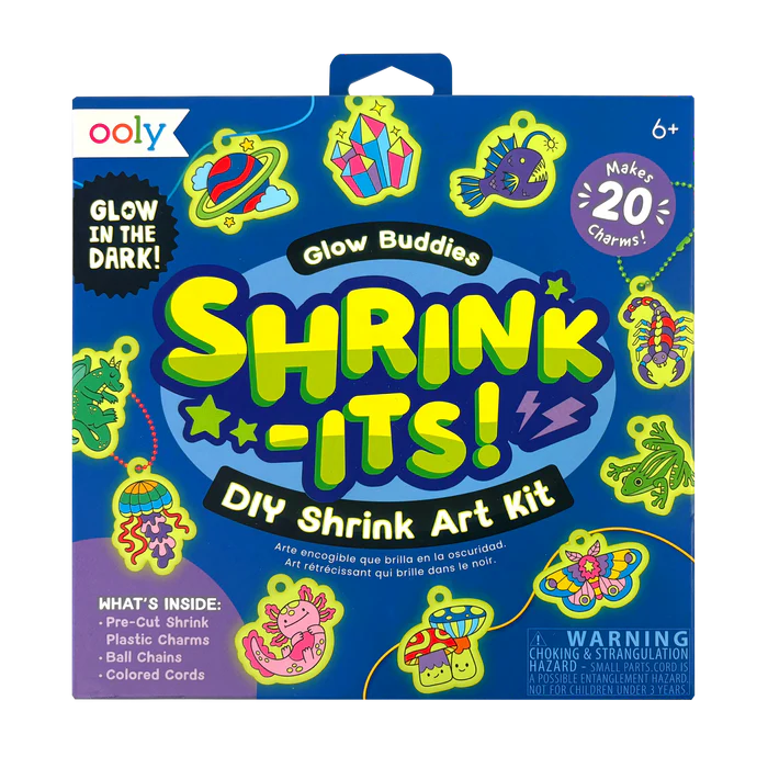 Ooly Shrink-its! DIY Shrink Art Kit - Glow Buddies