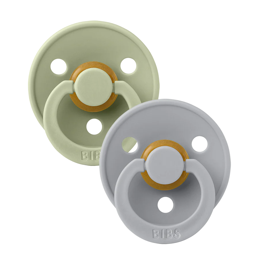 BIBS Round Pacifier 2-Pack / Size 2 (6-18 Months)
