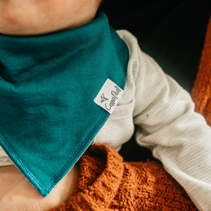 Copper Pearl Bandana Bibs / Blaze