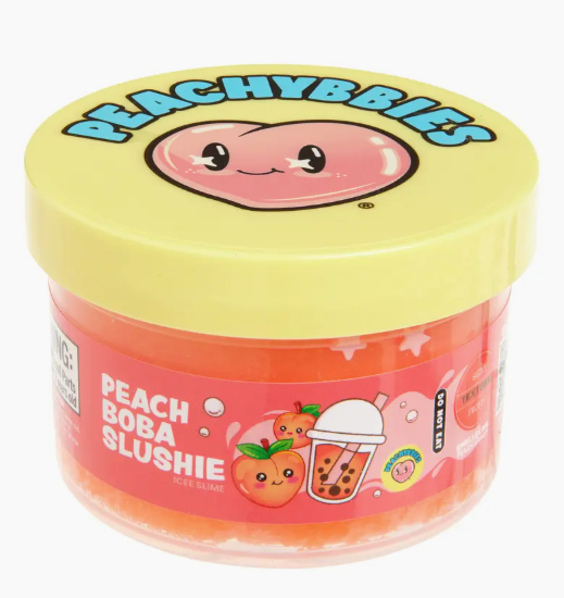 Peachybbies Peach Boba Slushie - Icee Slime