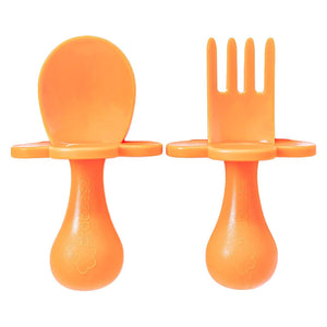 grabease Ergonomic Toddler Fork & Spoon Set