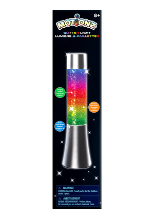Rainbow Glitter Lamp