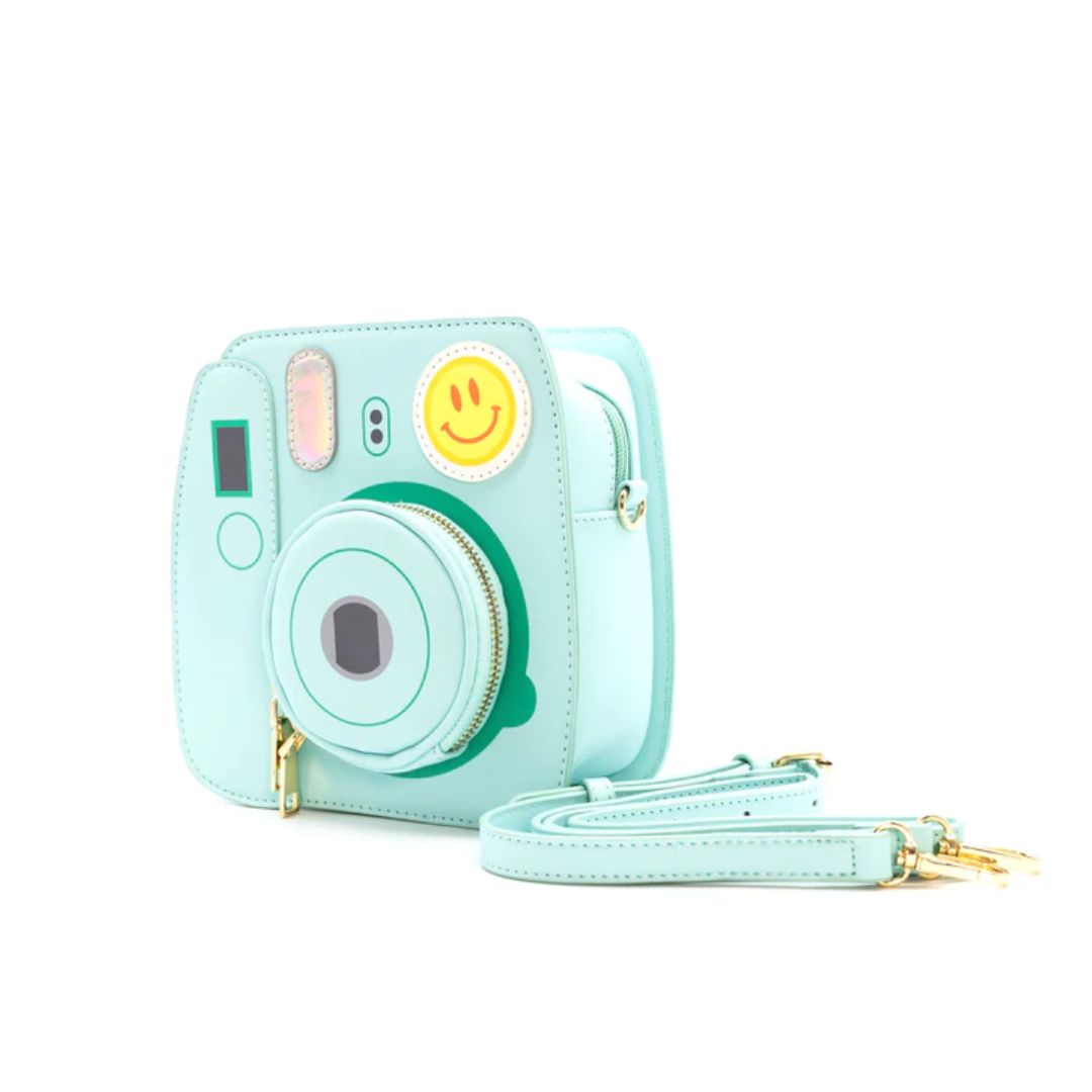 Minty Blue Oh Snap Instant Camera Handbag