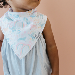 Copper Pearl Bandana Bibs / Whimsy