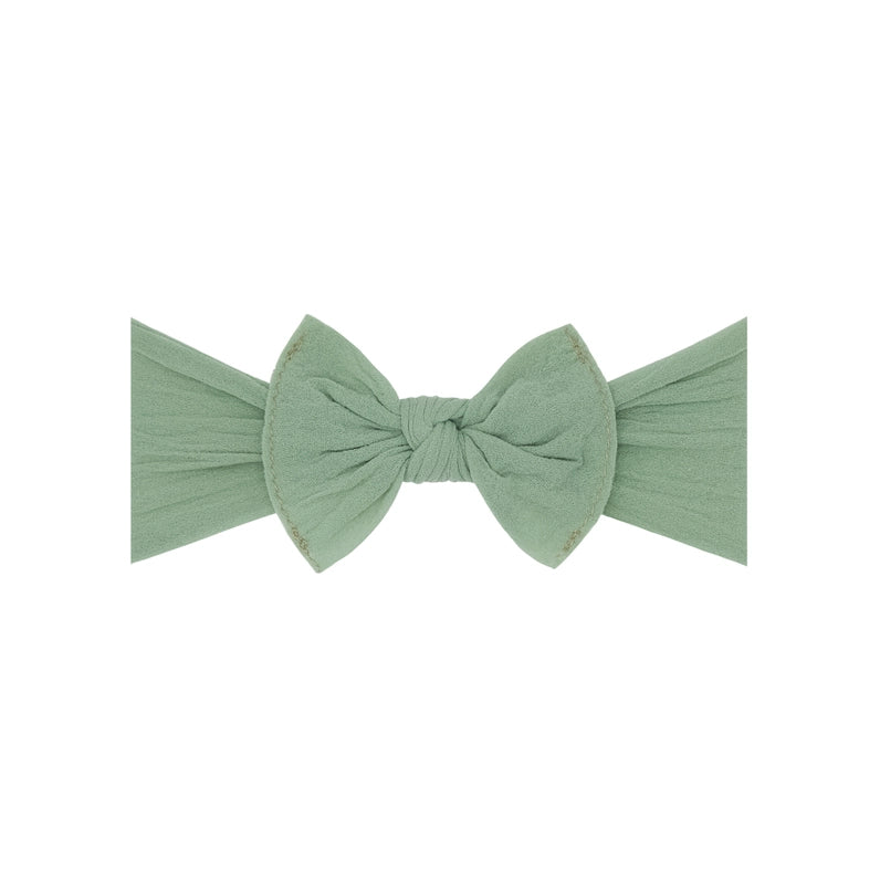 Baby Bling Itty Bitty Knot Headband (Up To 10 lbs) / Sage