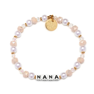 Little Words Project Nana Class Act Bracelet / White