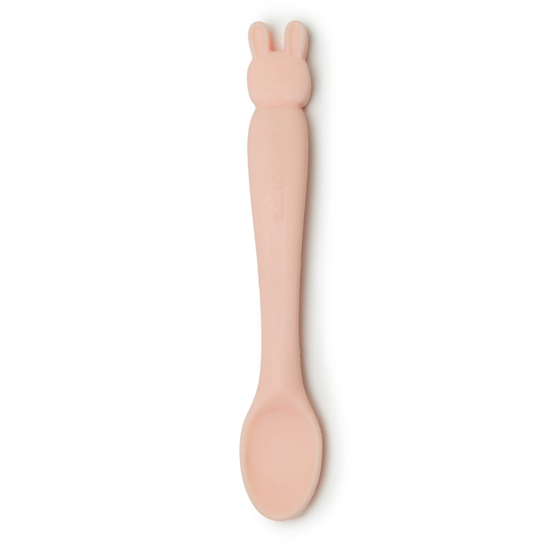 Loulou Lollipop Silicone Infant Feeding Spoon - Elephant