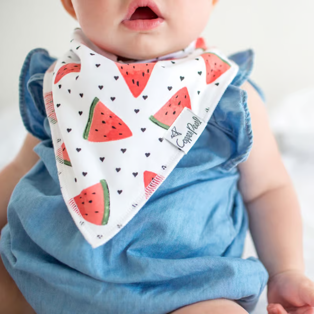 Copper Pearl Bandana Bibs / Georgia