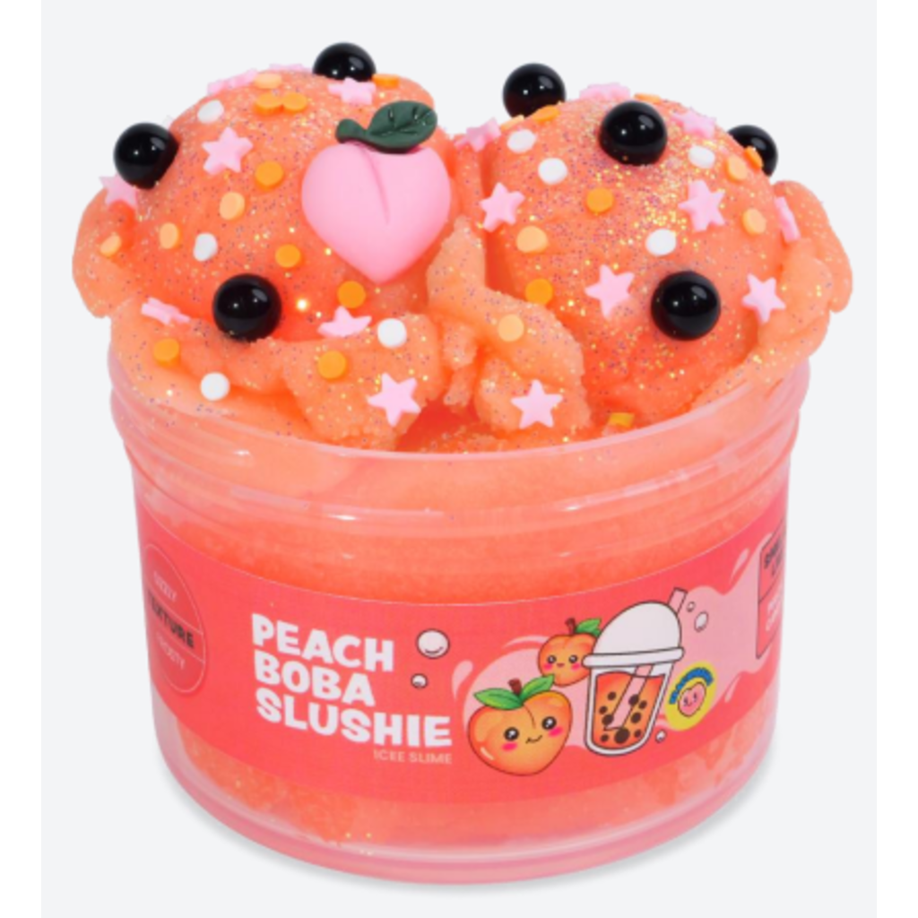 Peachybbies Peach Boba Slushie - Icee Slime