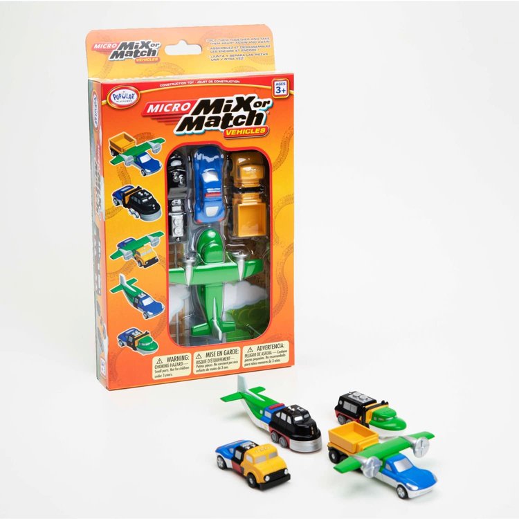 Popular Play Things Micro Mix or Match / Vehicle - Set 2