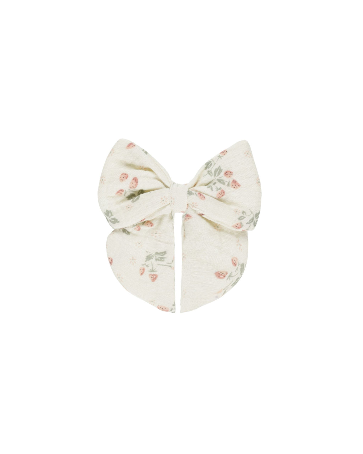 Quincy Mae Bow Hair Clip / Strawberries