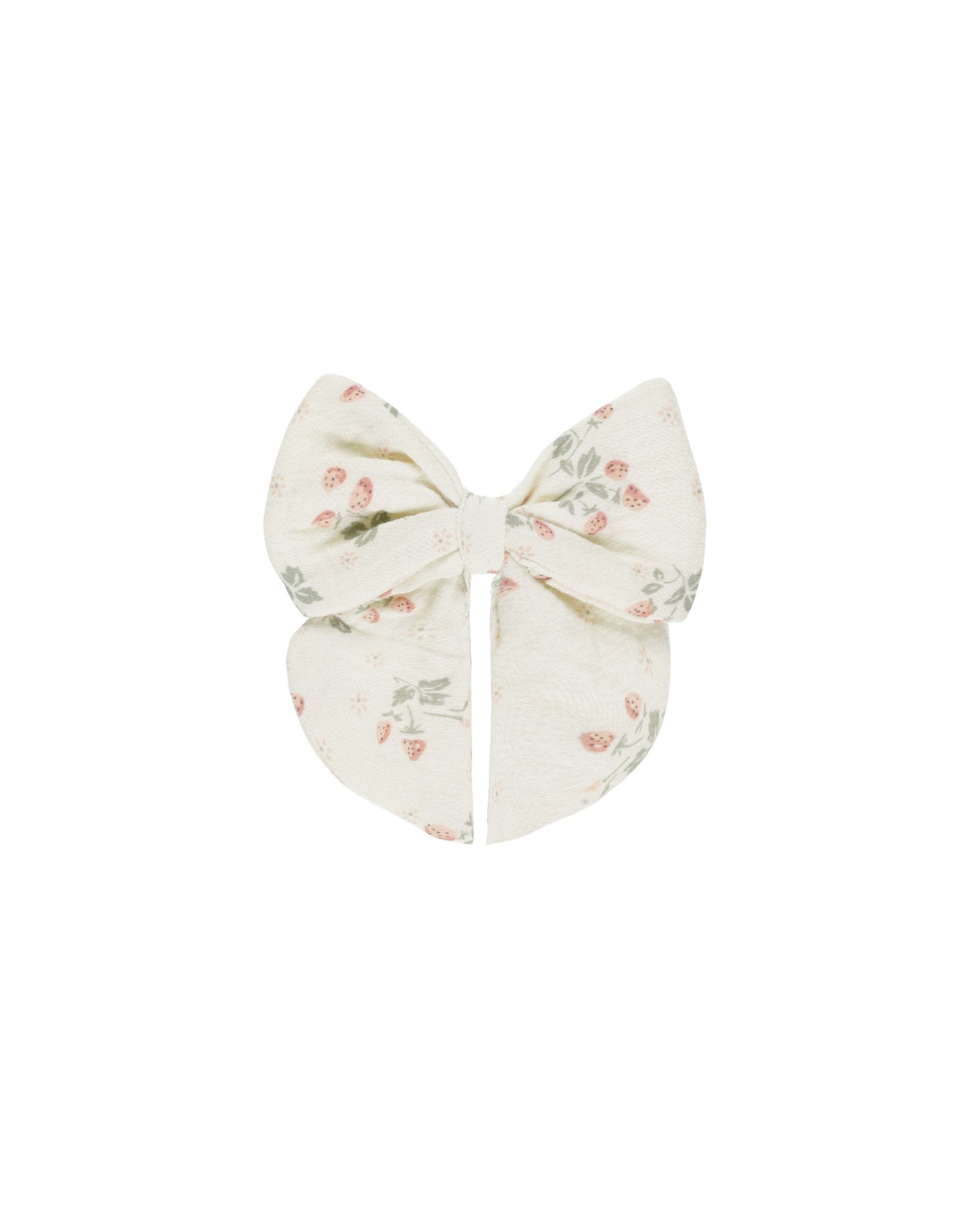 Quincy Mae Bow Hair Clip / Strawberries