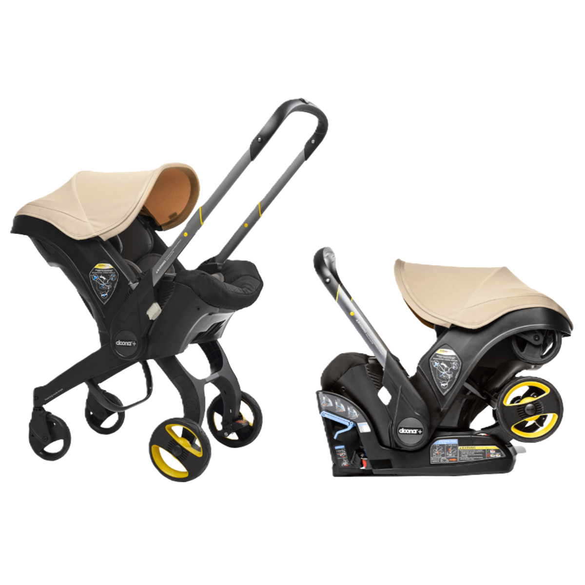 Doona + Infant Car Seat &amp; Stroller with Base