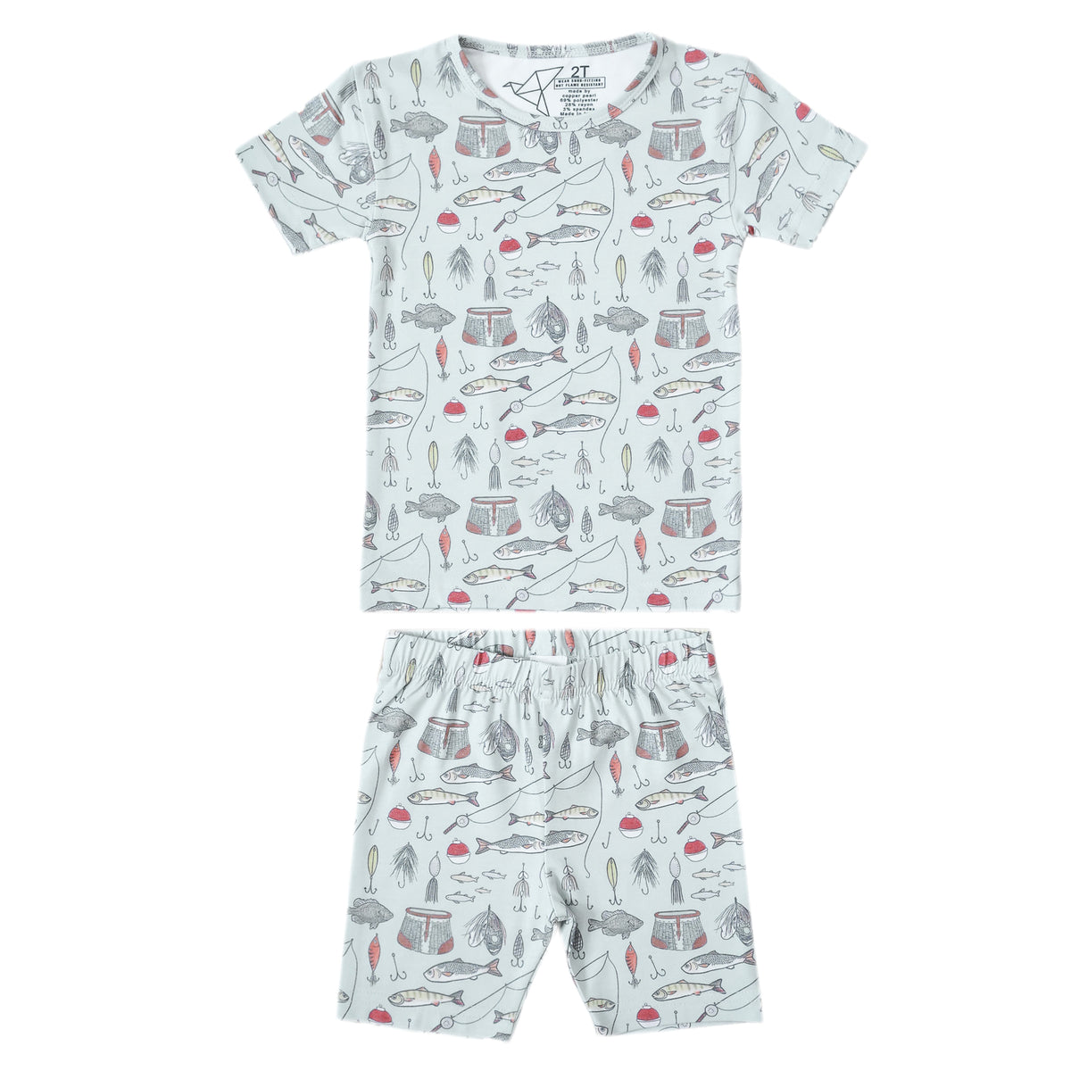 Copper Pearl Short Sleeve Pajama Set / Trout