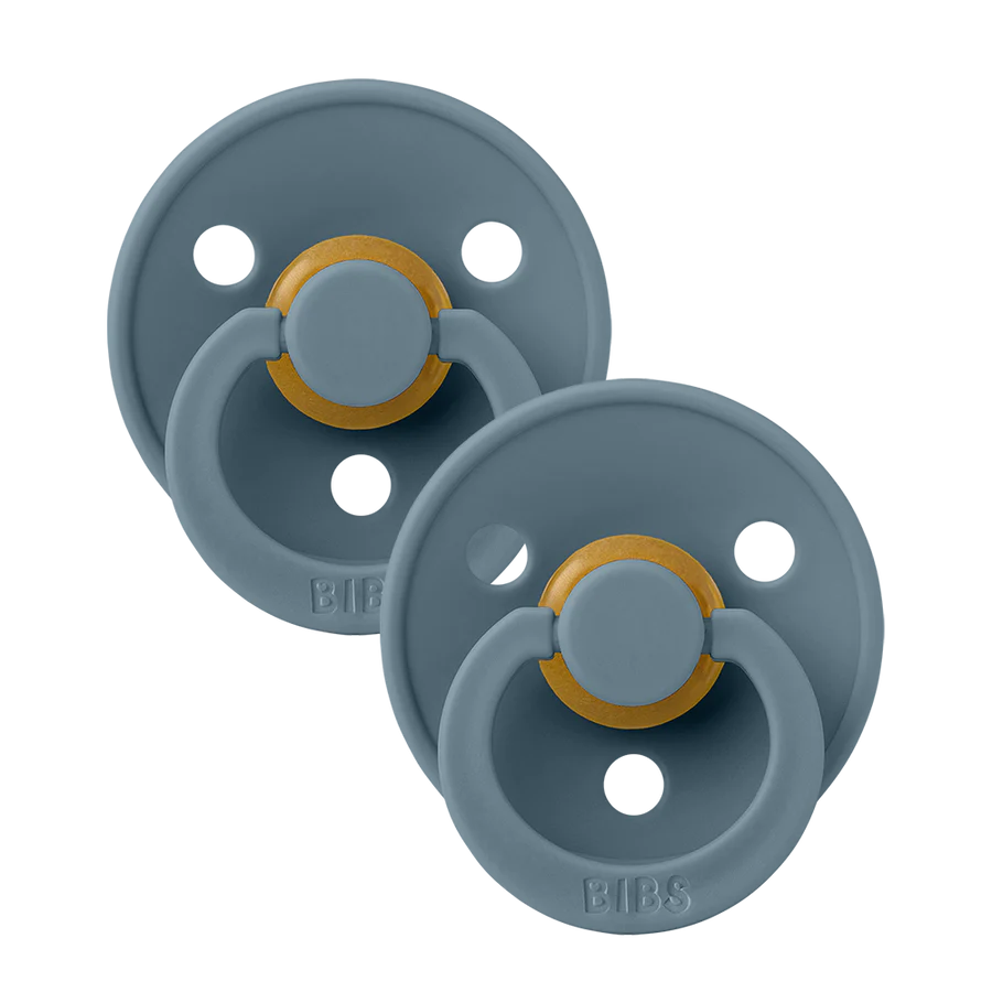 BIBS Round Pacifier 2-Pack / Size 2 (6-18 Months)
