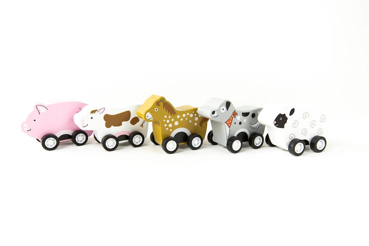 Barnyard Friends Pull Back Racers - Assorted