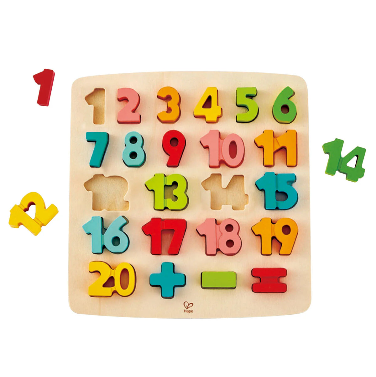 Hape Chunky Number Math Wooden Puzzle