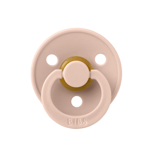 BIBS Round Single Pacifier / Size 1 (0-6 Months)