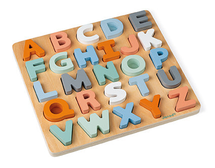 Janod Sweet Cocoon Wooden Alphabet Puzzle