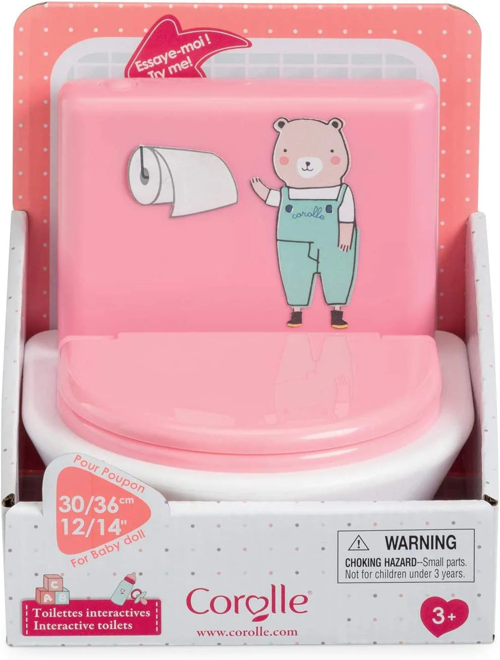 Corolle Baby Doll Interactive Toilet