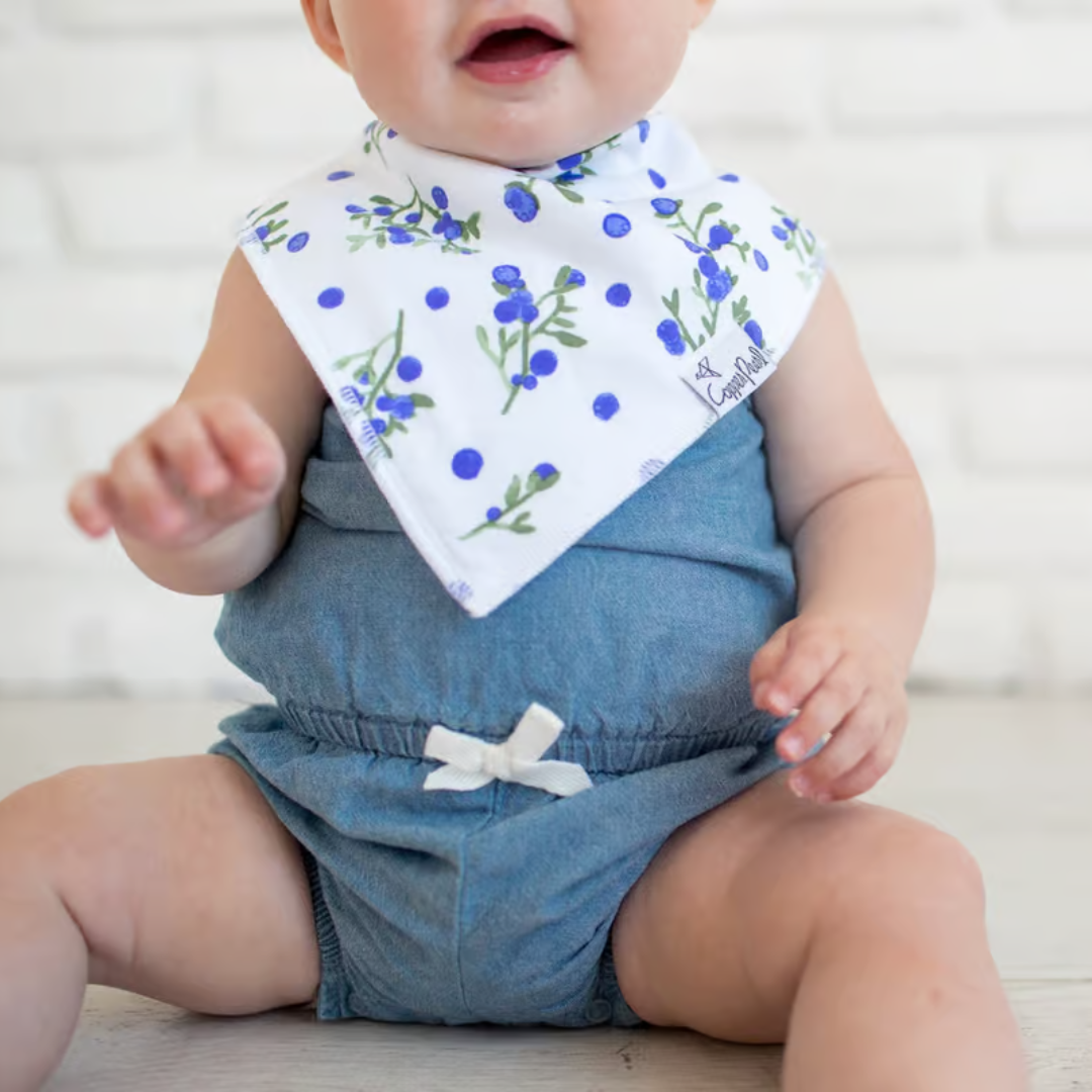 Copper Pearl Bandana Bibs / Georgia
