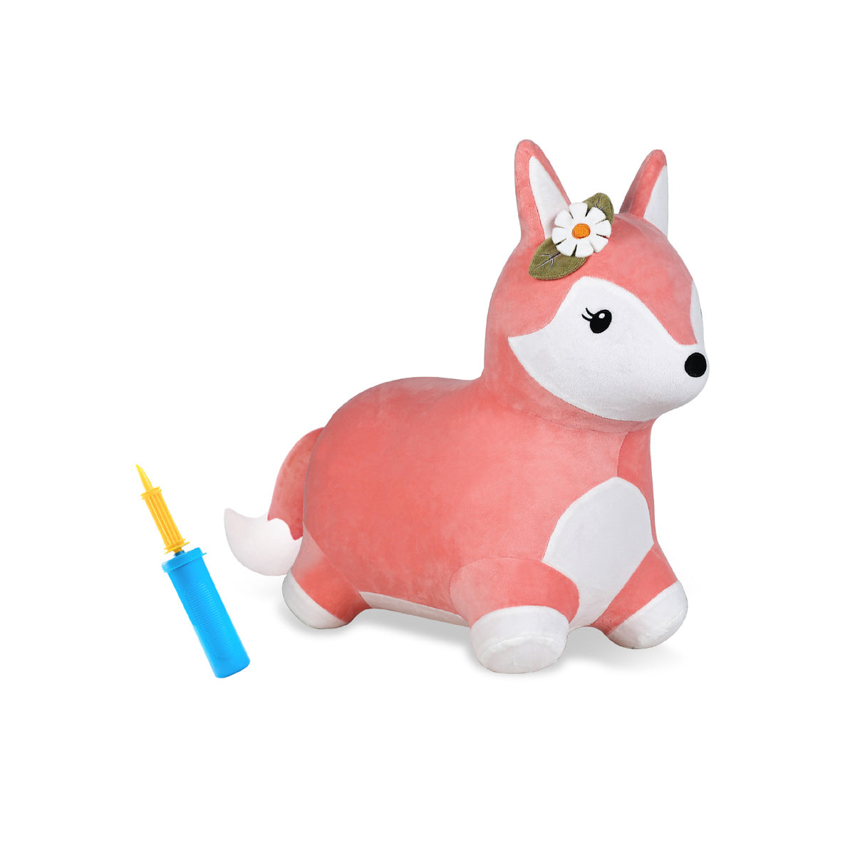 Bouncy Pals Bouncy Pink Fox Ride On Toy