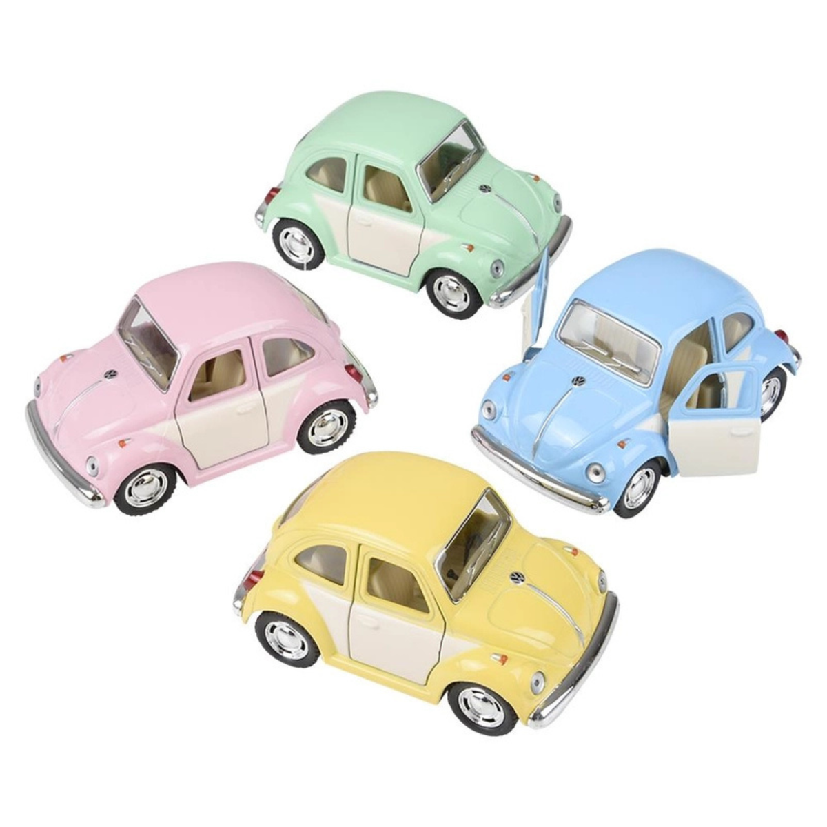 4" Diecast Pull Back 1967 VW Classic Beetle