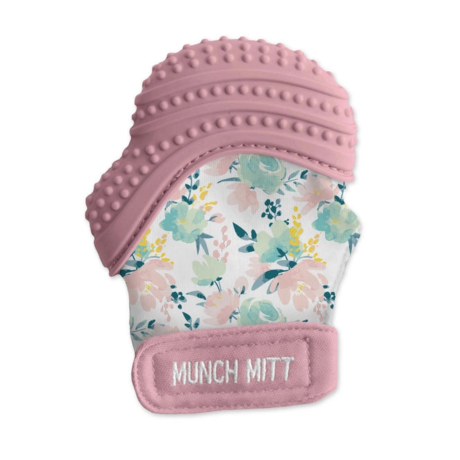 Munch Mitt Teether / Pink Floral