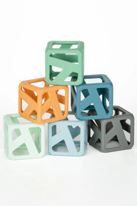 Stack N Chew Mini Cubes / Earthy