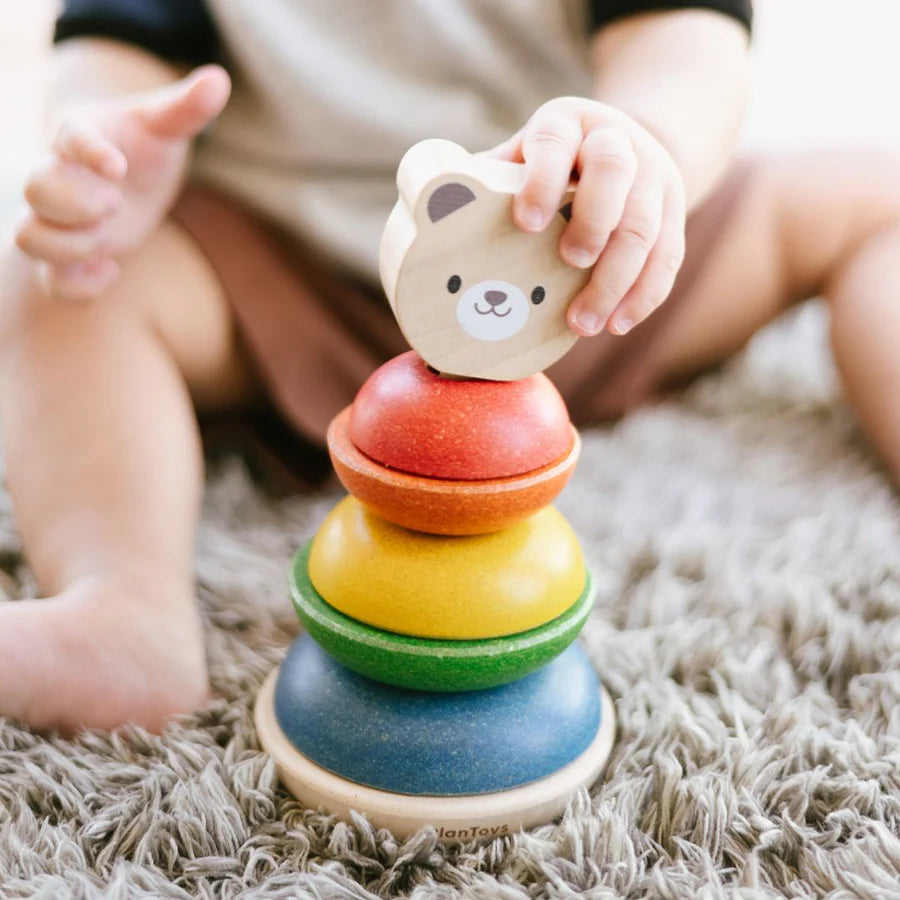 PlanToys Stacking Ring Set - Bear